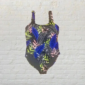 Athleta Midnight Palm Bathing Suit